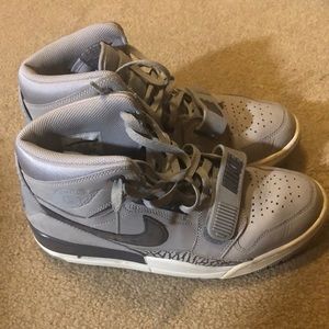 Grey Jordans Size 10